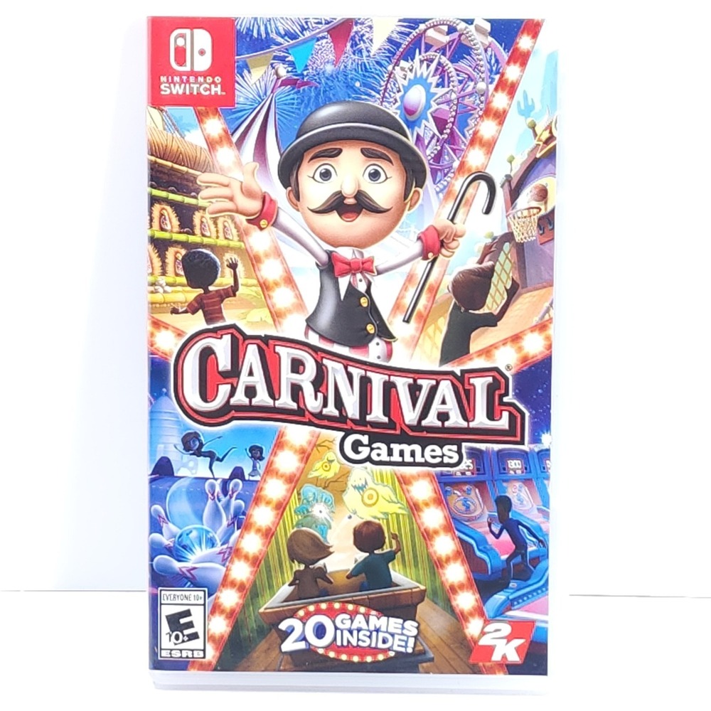 Carnival Games 2K Nintendo Switch 2018 Family Entertainment Game Complete